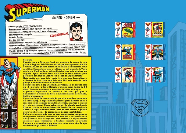 Stamps - Portugal - Pay with Superman Stamps