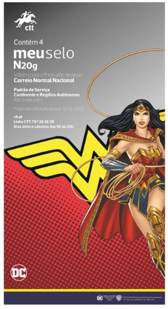 Stamps - Portugal - Booklet DC Comics Wonder Woman