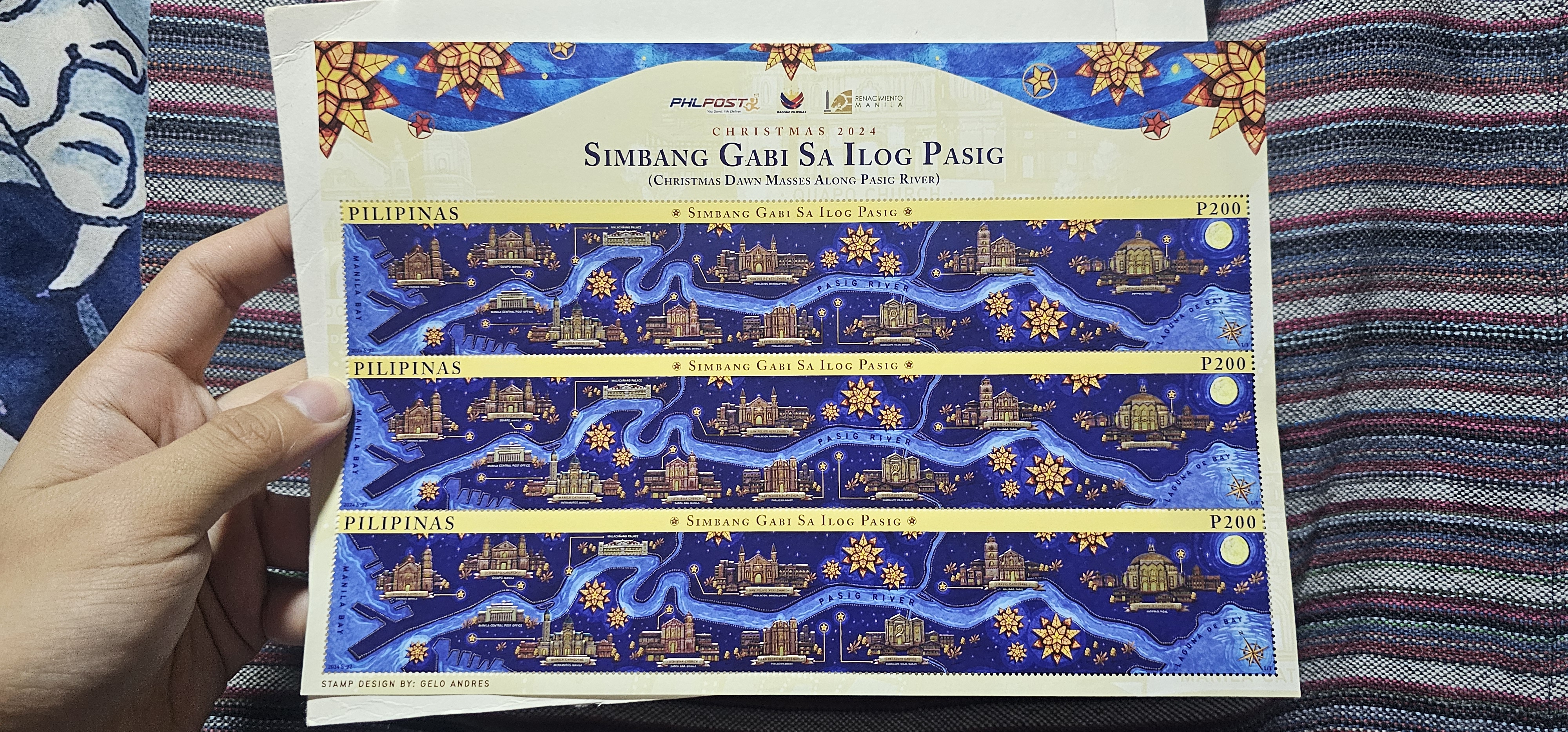 Stamps - The Philippines - Pasko 2024: Simbang Gabi sa Ilog Pasig