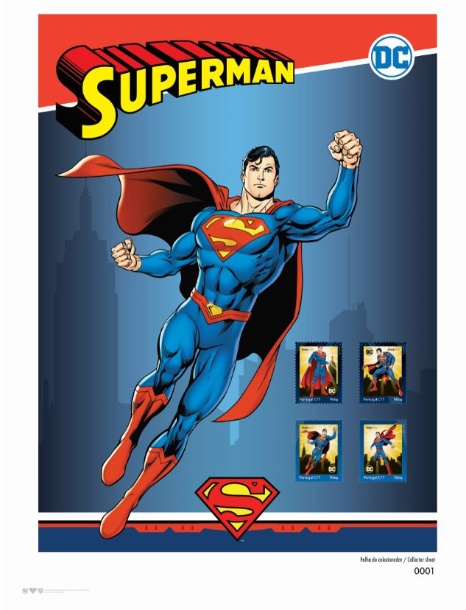 Stamps - Portugal - DC Comics Superman Collector's Sheet