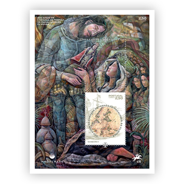 Stamps - Portugal - Block 500 Years of the Arrival of Ferdinand Magellan