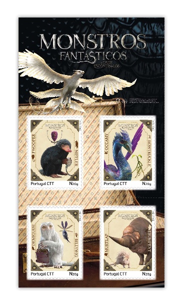 Stamps - Portugal - Fantastic Beasts and Where to Find Them
