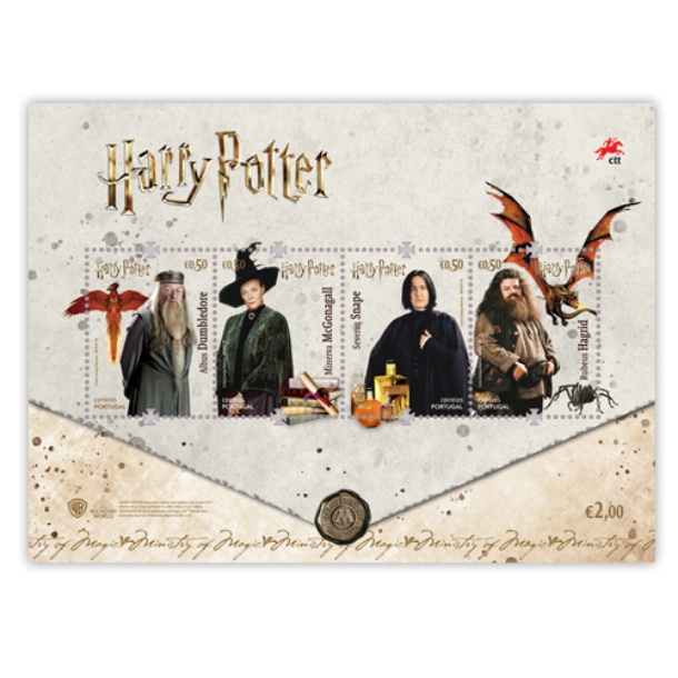Stamps - Portugal - Harry Potter Block
