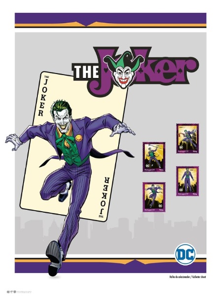Stamps - Portugal - DC Comics Joker Collector's Sheet