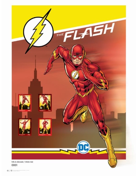 Stamps - Portugal - DC Comics Flash Collector's Sheet