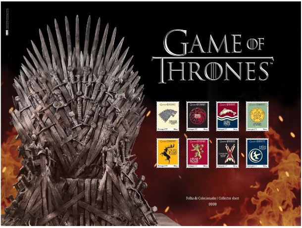 Stamps - Portugal - Game of Thrones Collector's Sheet