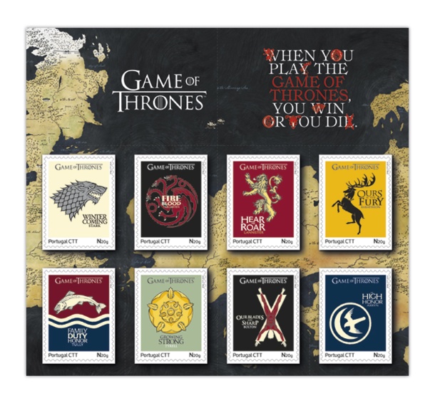 Stamps - Portugal - Game of Thrones