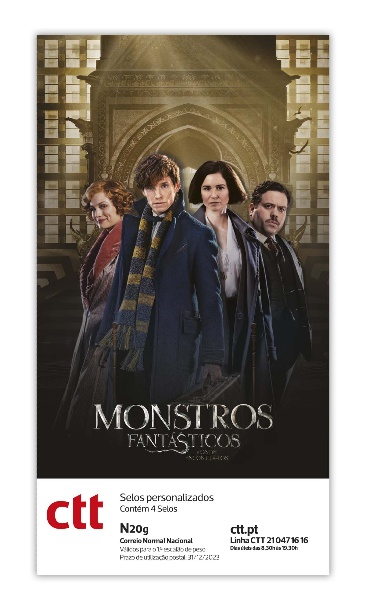 Stamps - Portugal - Fantastic Beasts and Where to Find Them