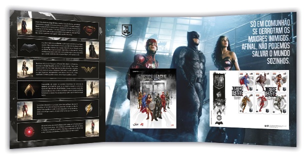 Stamps - Portugal - Wallet Prestige Justice League