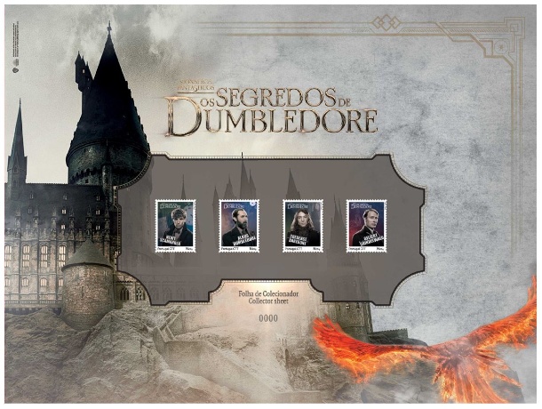 Stamps - Portugal - Collector's Leaf Fantastic Beasts: Dumbledore's Secrets