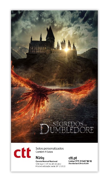 Stamps - Portugal - Fantastic Beasts: Secrets of Dumbledore