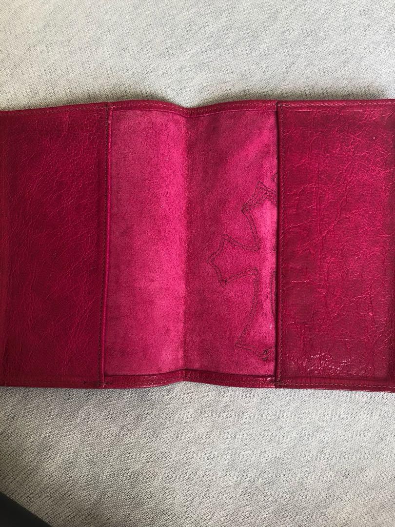 Chrome Hearts Leather Passport Holder