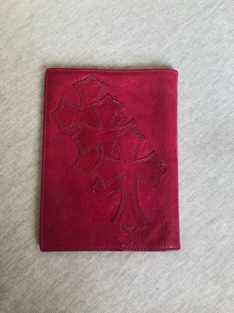 Chrome Hearts Leather Passport Holder