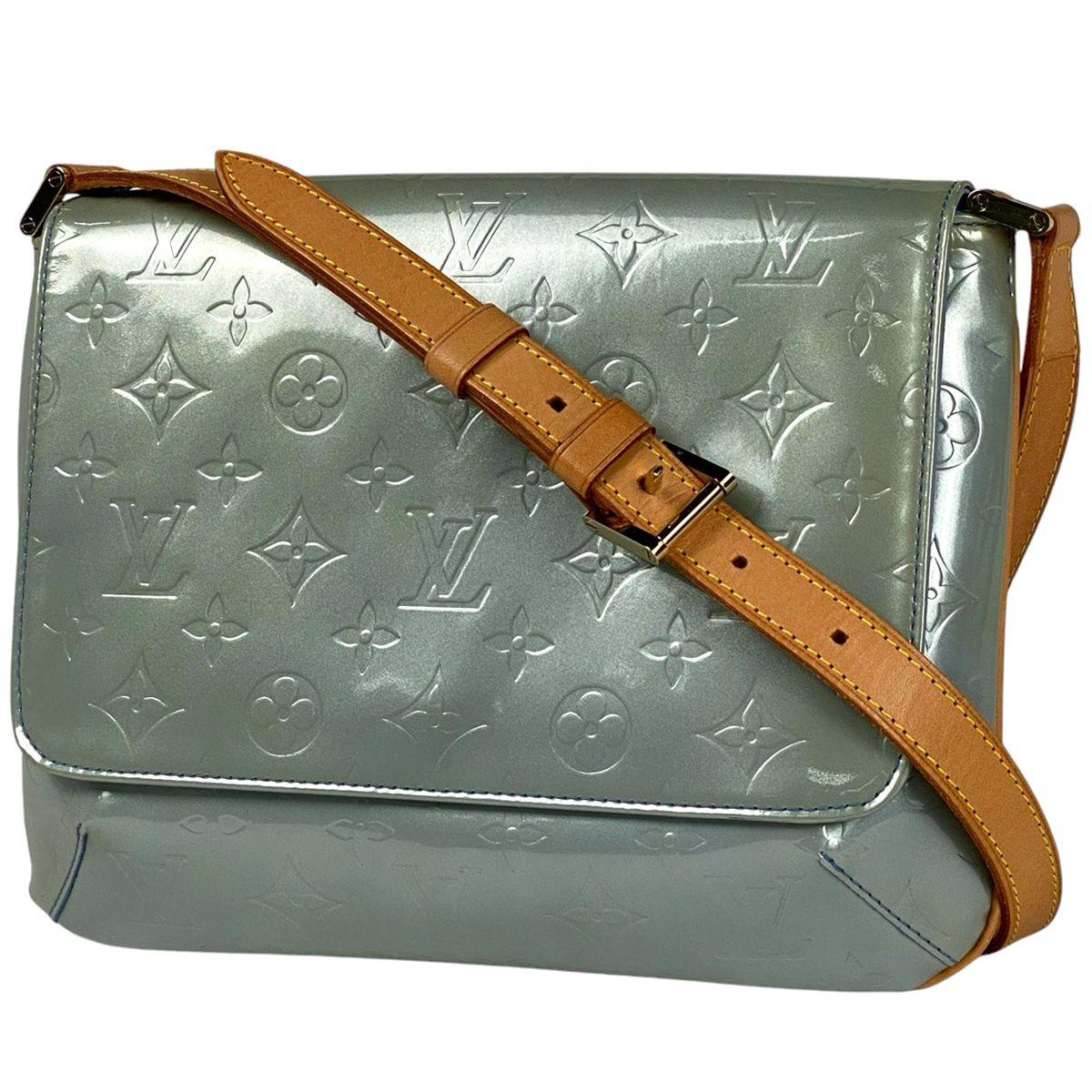 Louis Vuitton Silver Embossed Crossbody Bag