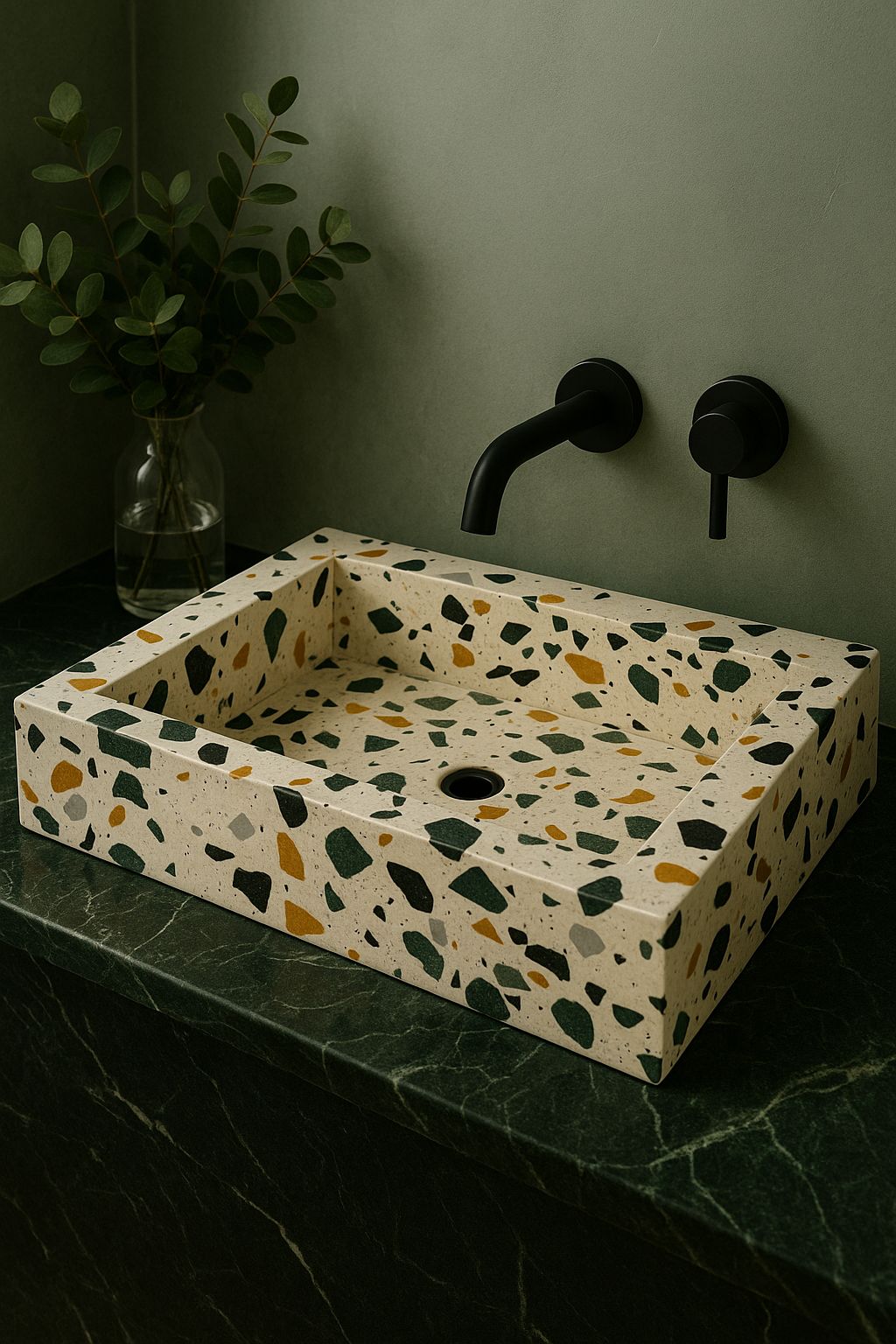 Terrazzo Bathroom Sink