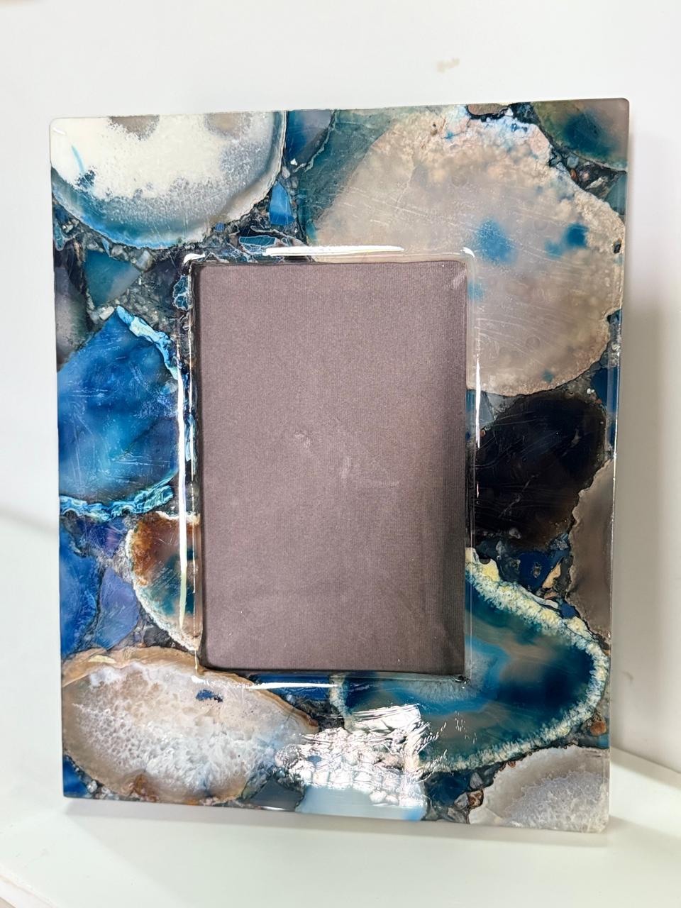 Agate Glass Photo Frame