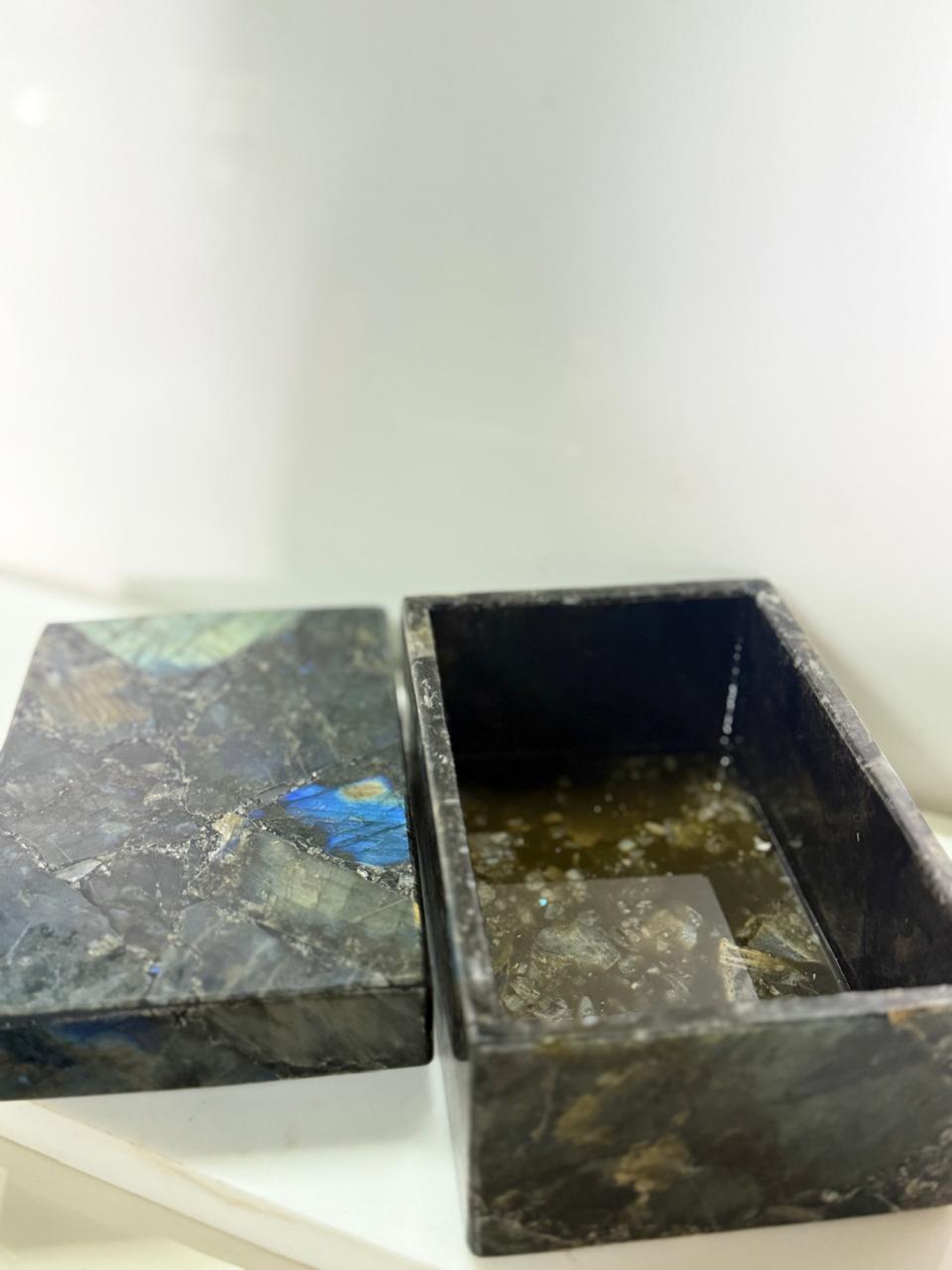 Labradorite Stone Box
