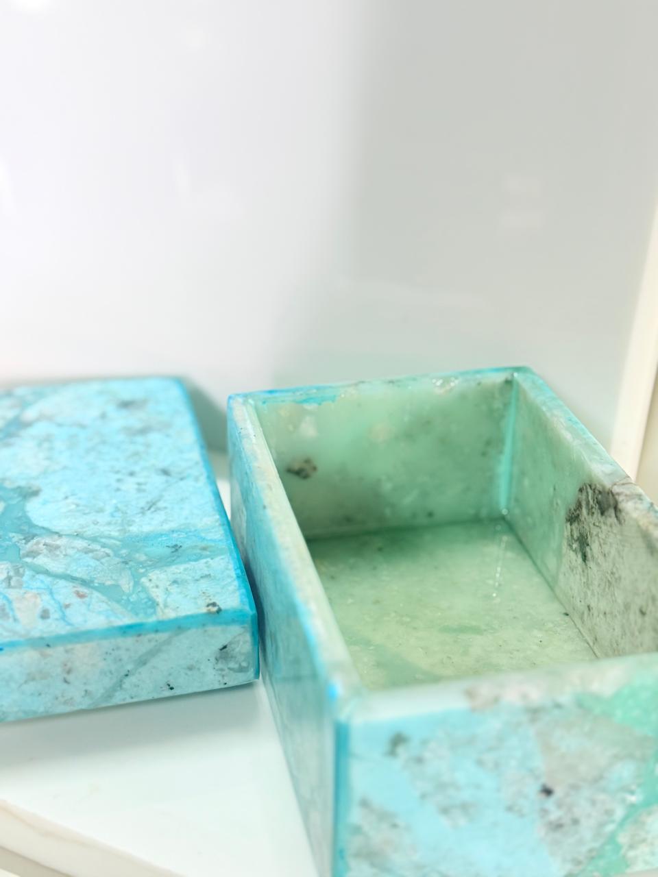 Turquoise Stone Jewelry Box