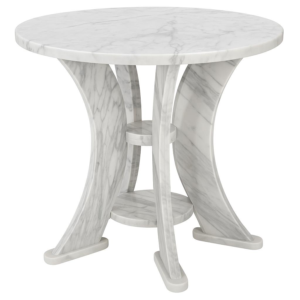 Sculpted Leg Coffee Table