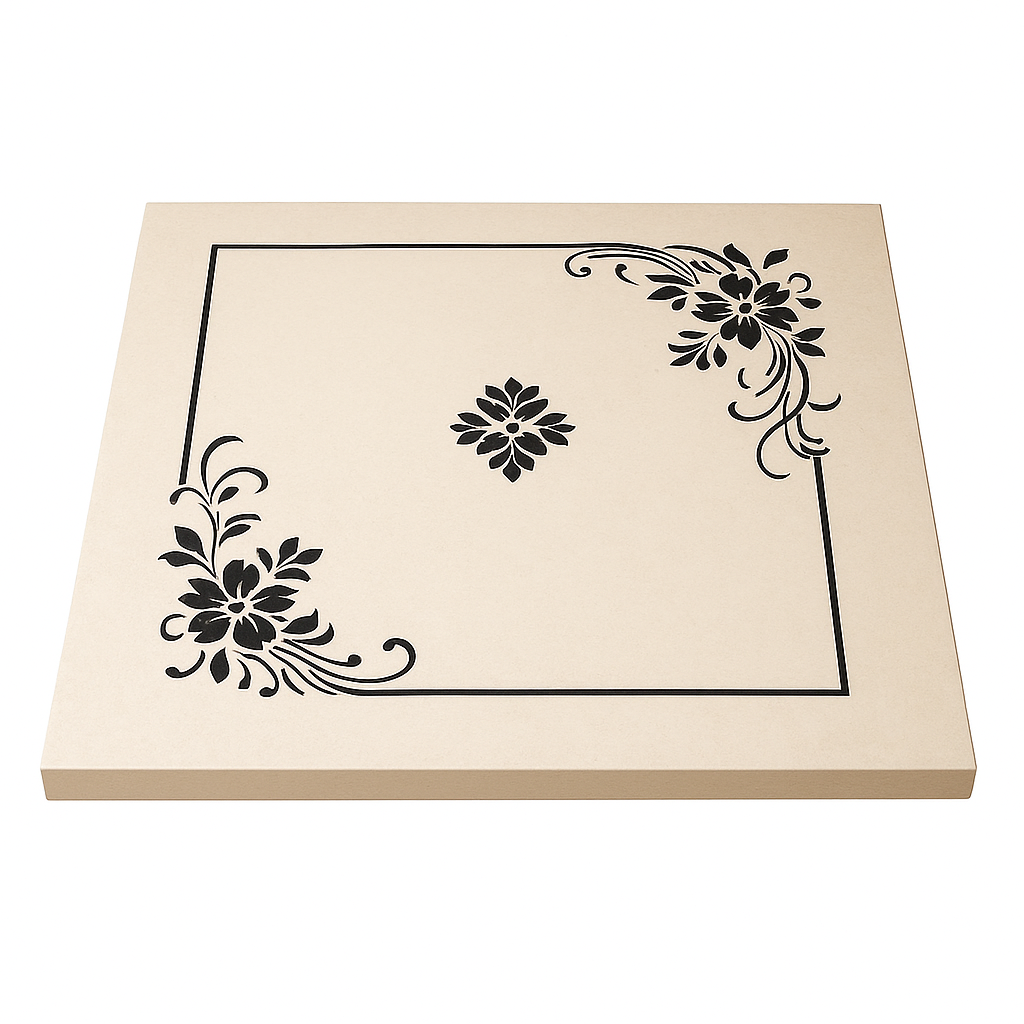 Elegant White Inlay Table