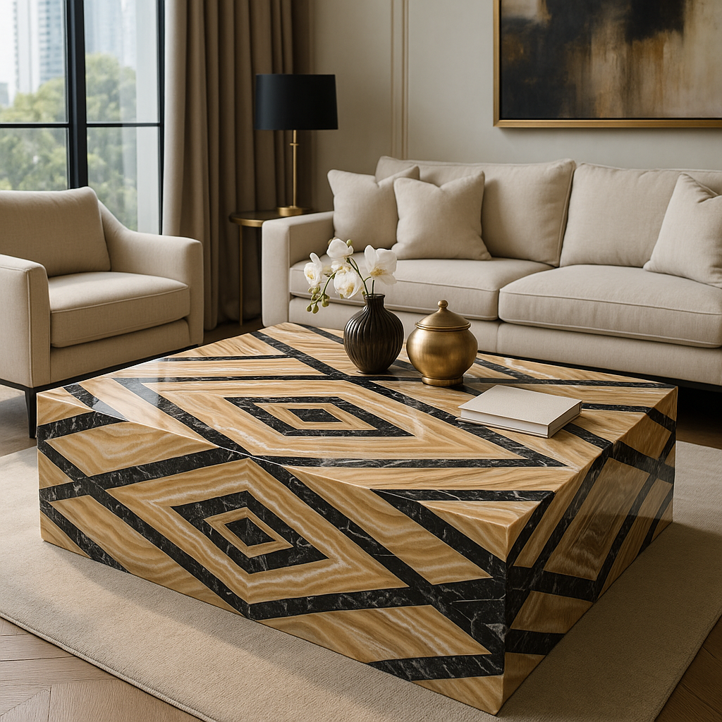 Onyx Geometric Table