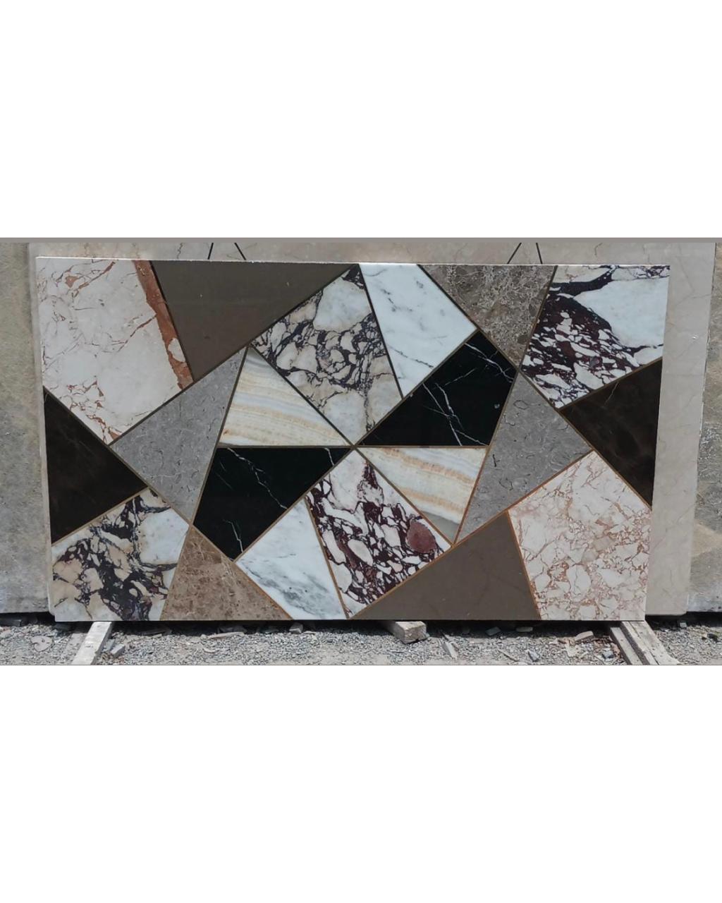 Geometric Marble Centre Table