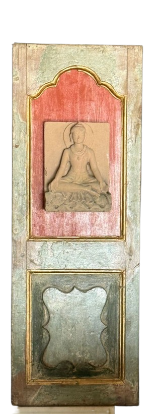 Antique Buddha Wall Panel