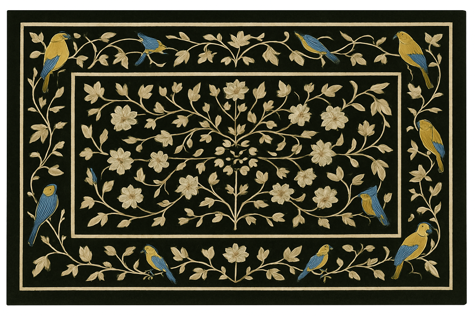 Handcrafted Inlay Dining Table