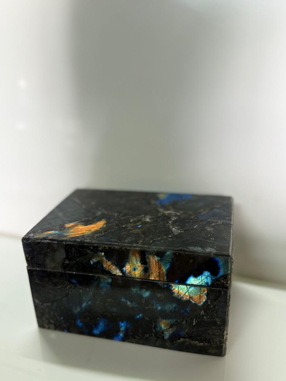 Labradorite Stone Box