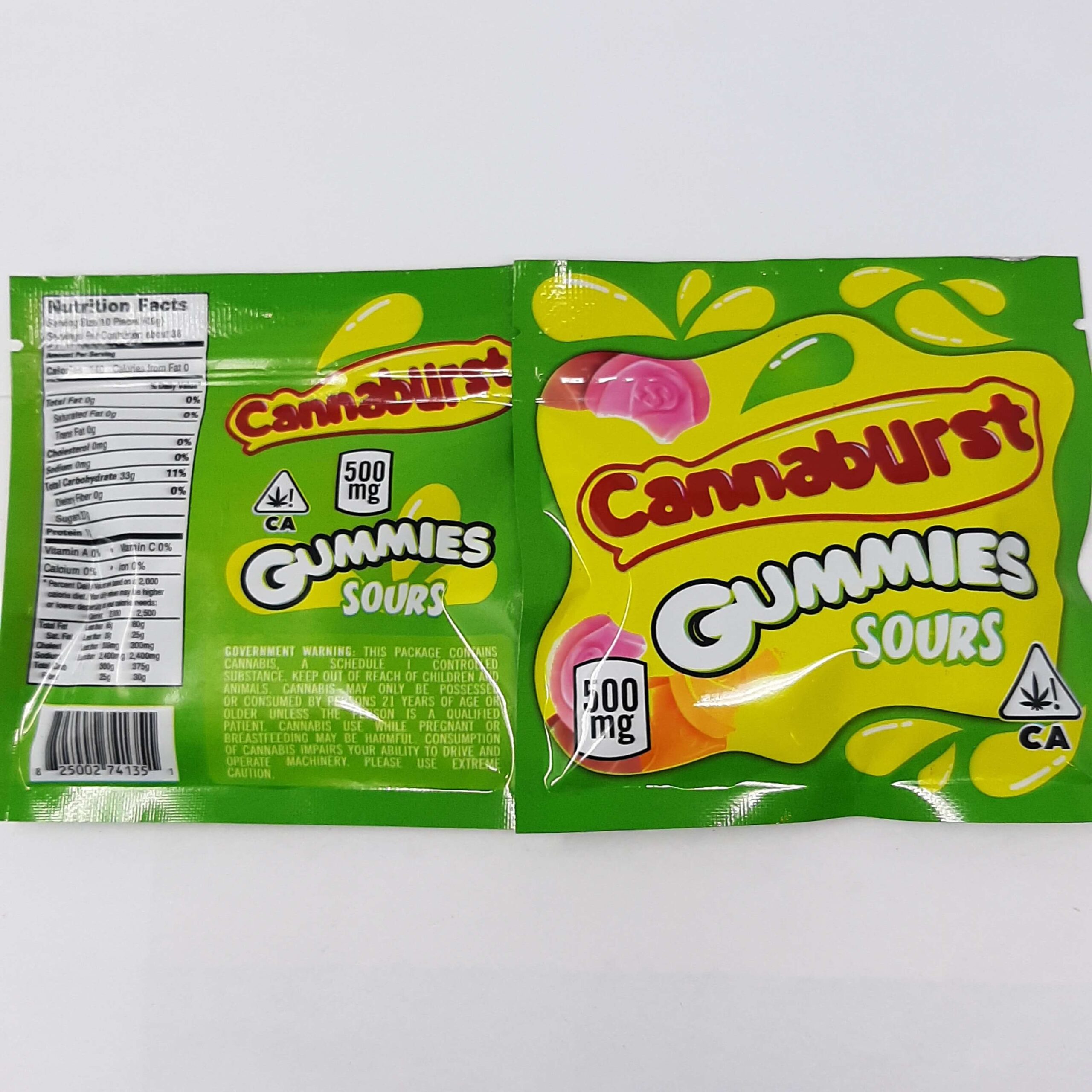Cannaburst Sour Gummies 