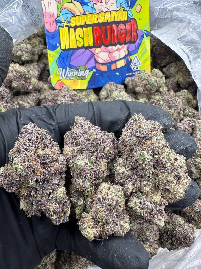 Super Saiyan Hash Burger