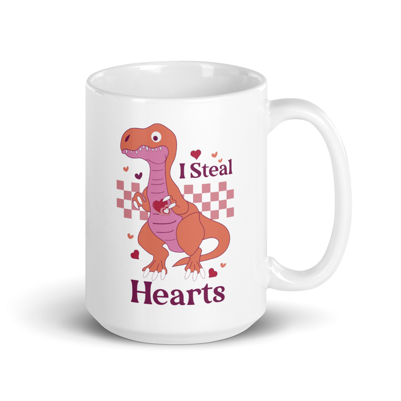 I Steal Hearts Dinosaur