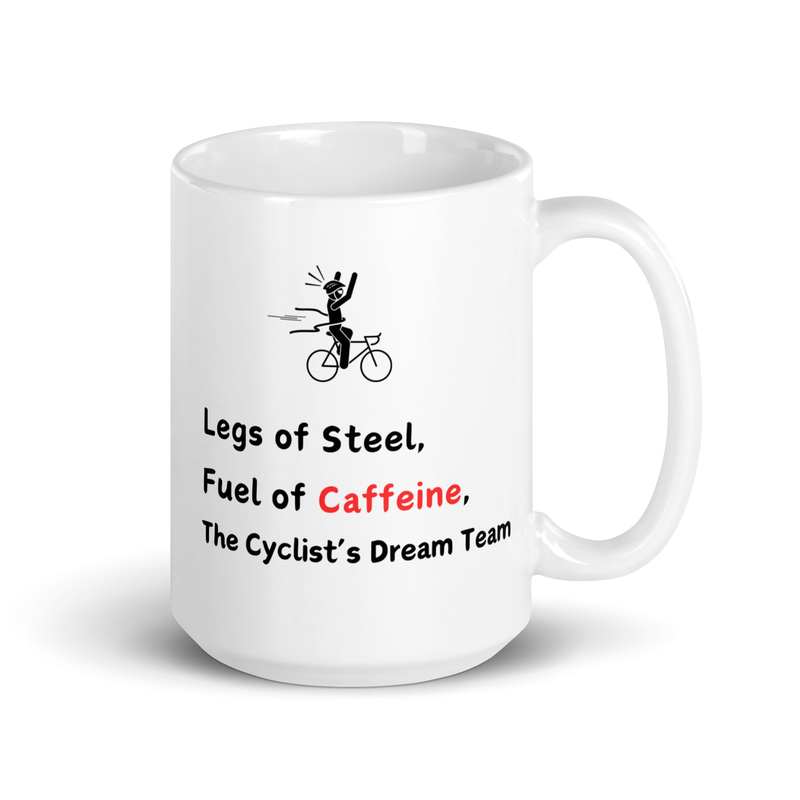 Legs of Steel Cyclist Mug