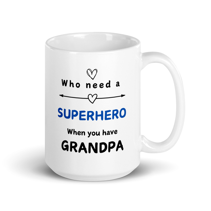 Grandpa Superhero Mug