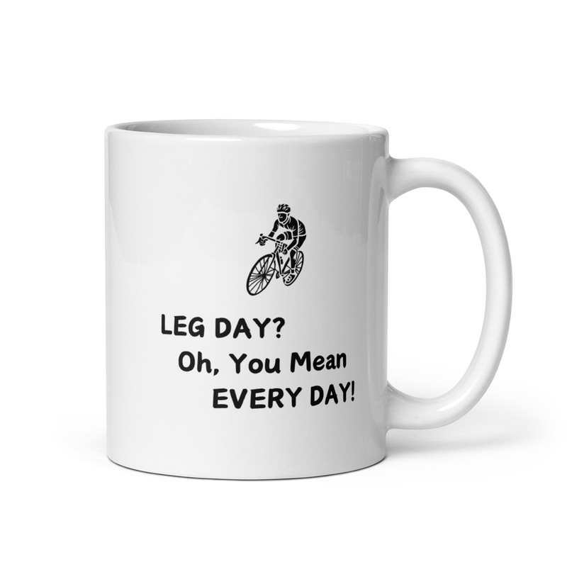 Leg Day Cyclist Mug