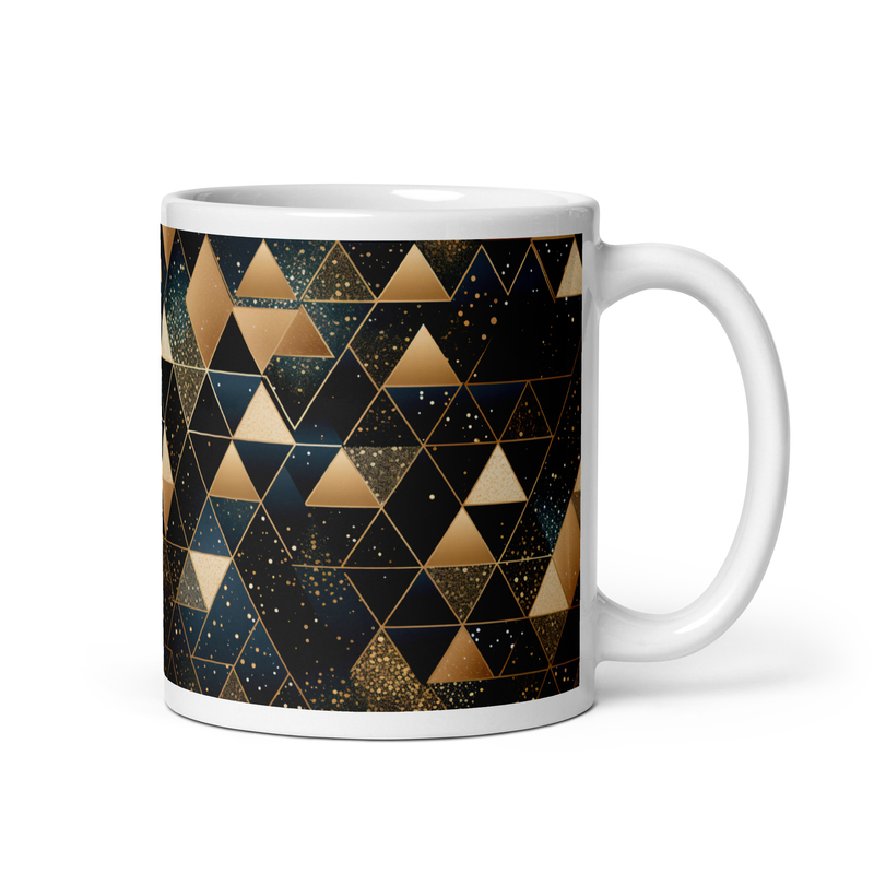 Golden Triangles Mug