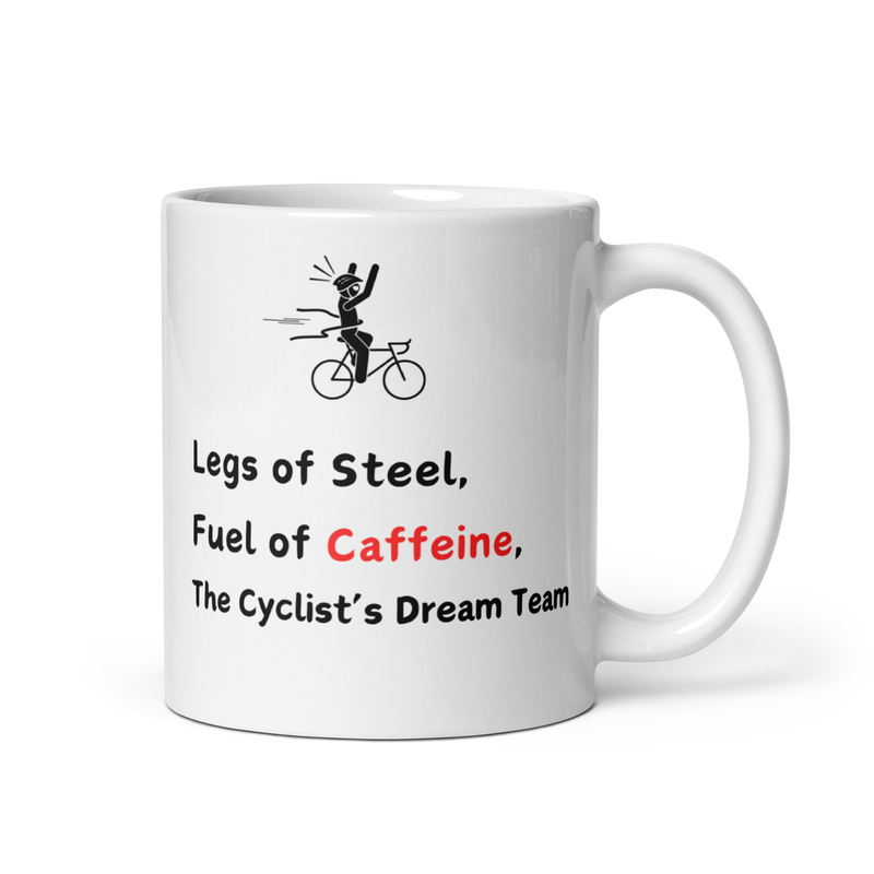 Legs of Steel Cyclist Mug