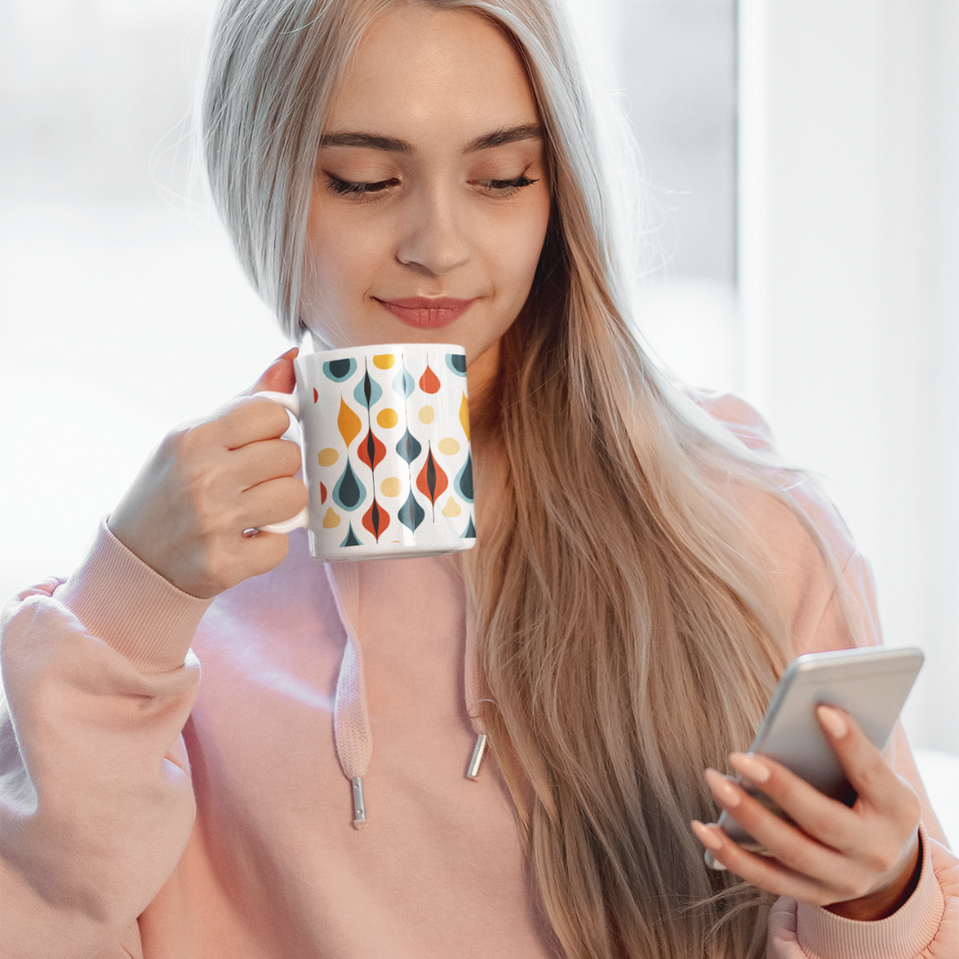 Raindrops Ceramic Mug