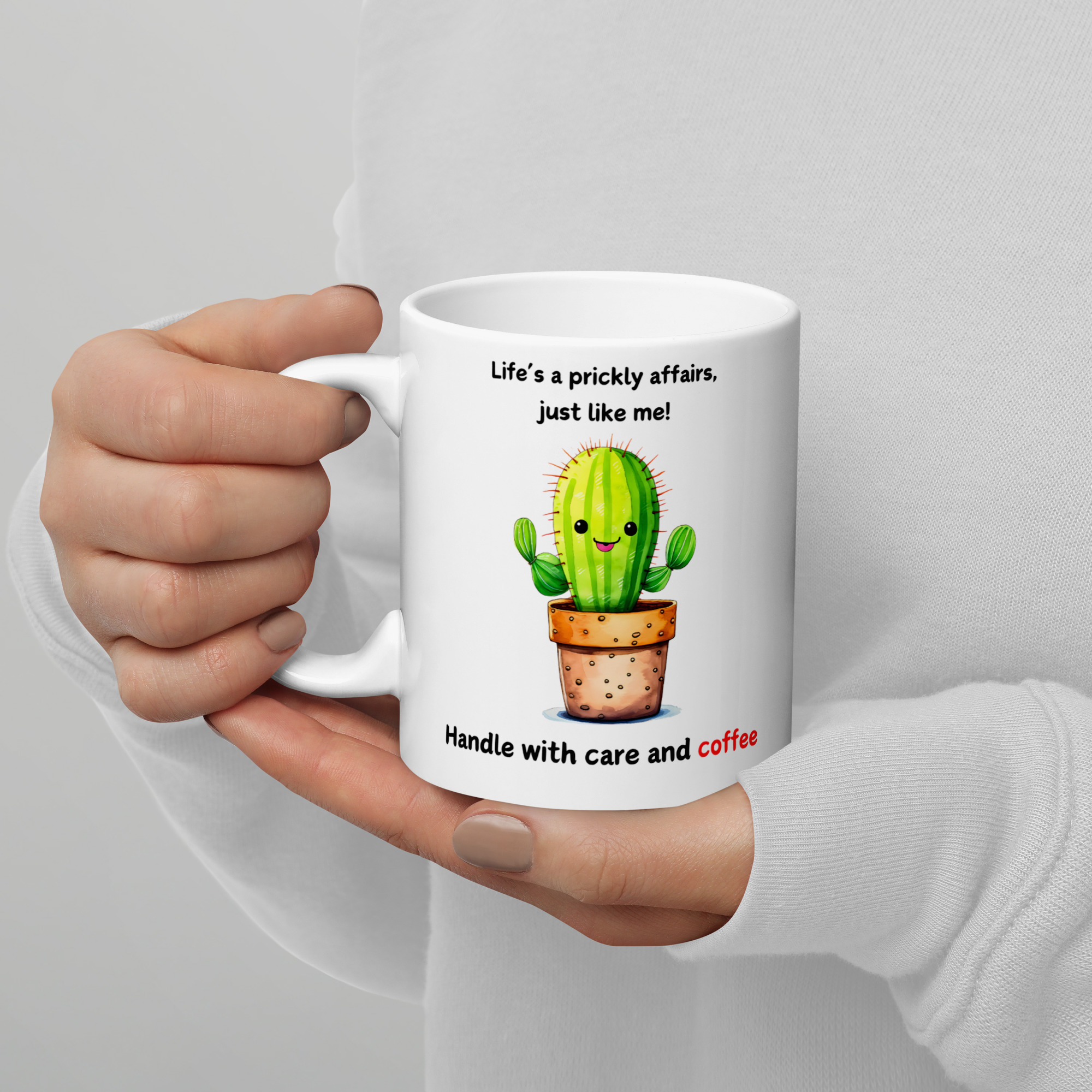 Funny Cactus Mug