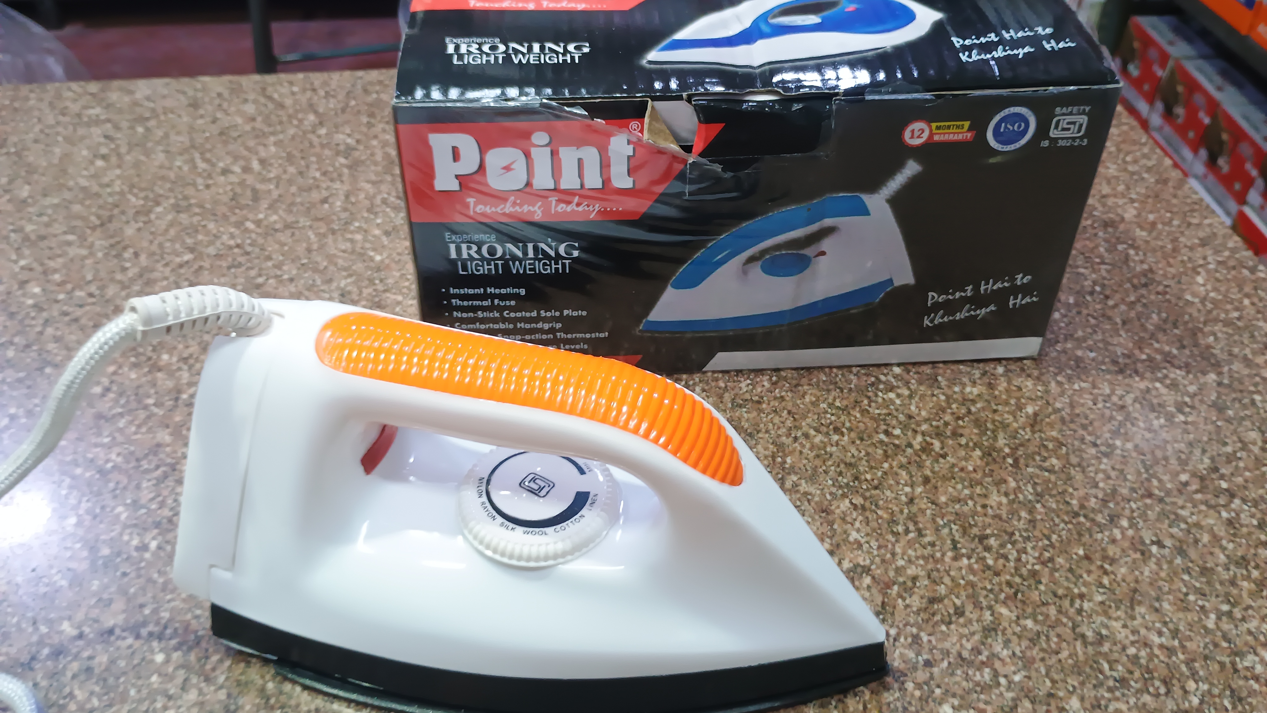 Point Lightweight Electric Iron