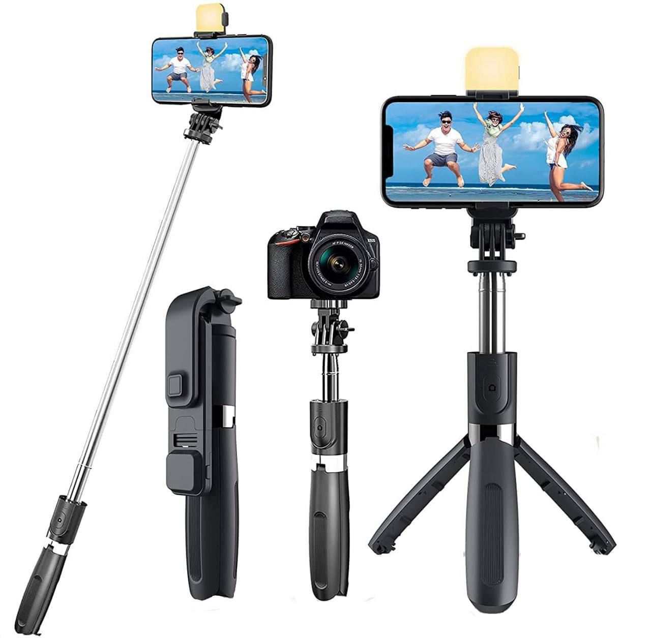 3-in-1 Selfie Stick Tripod with Wireless Remote