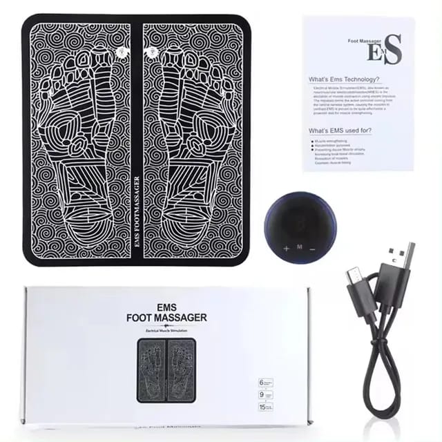 Electric EMS Foot Massager Pad