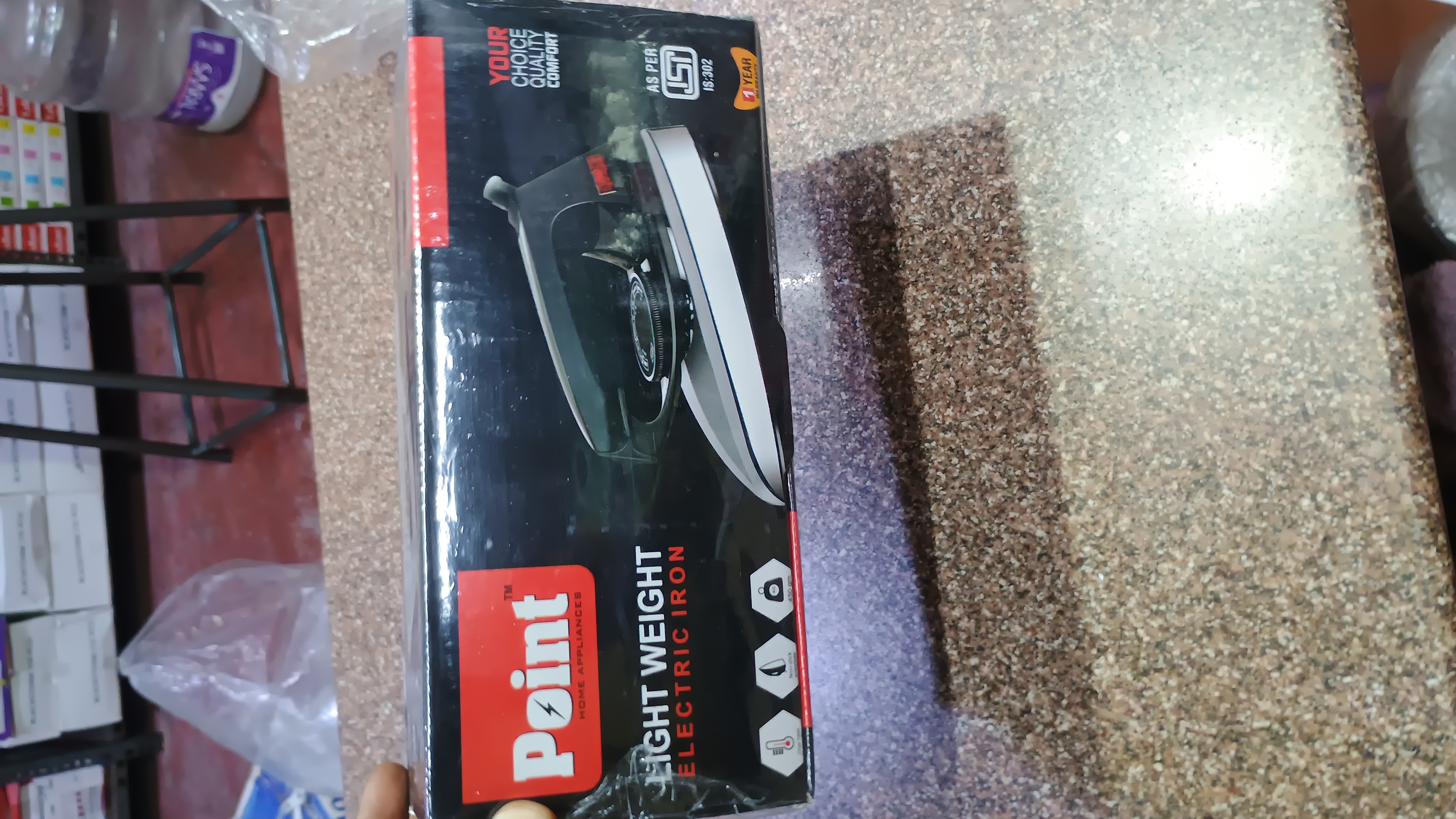 Point Light Weight Electric Iron