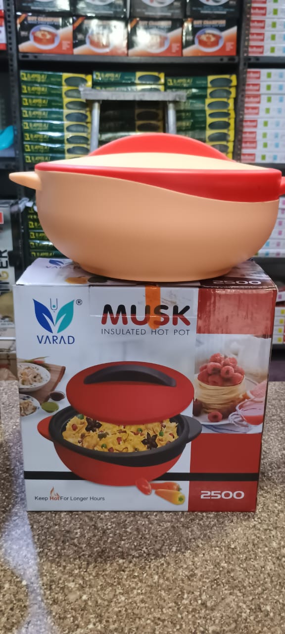 Blue Insulated Hot Box Serving Bowl | Stainless Steel Interior Mixing Bowl | Thermal Food Container for Kitchen & Dining