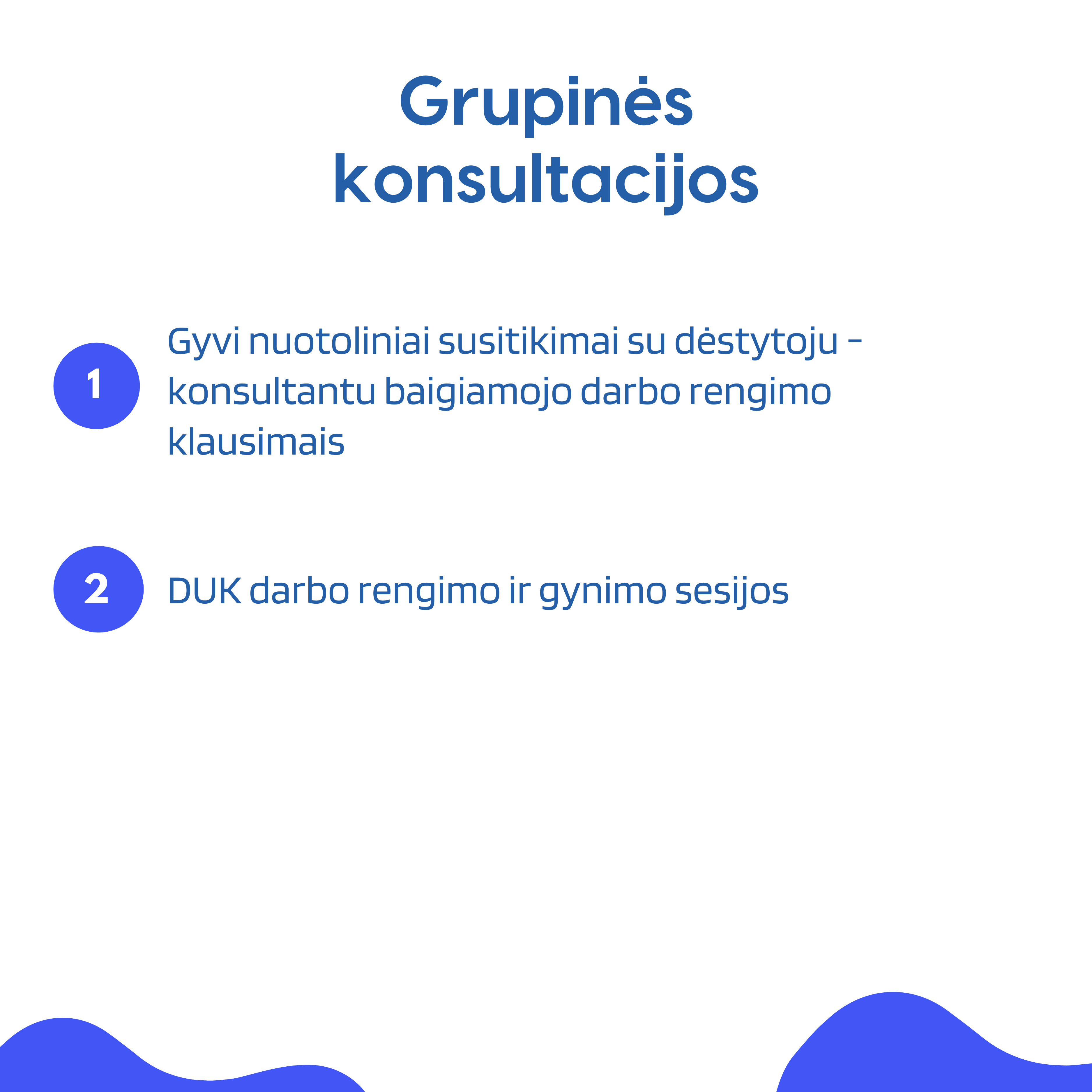 Grupinės konsultacijos