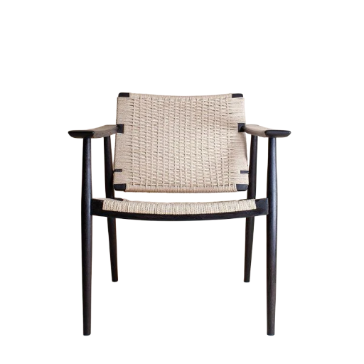 Modern woven lounge chair