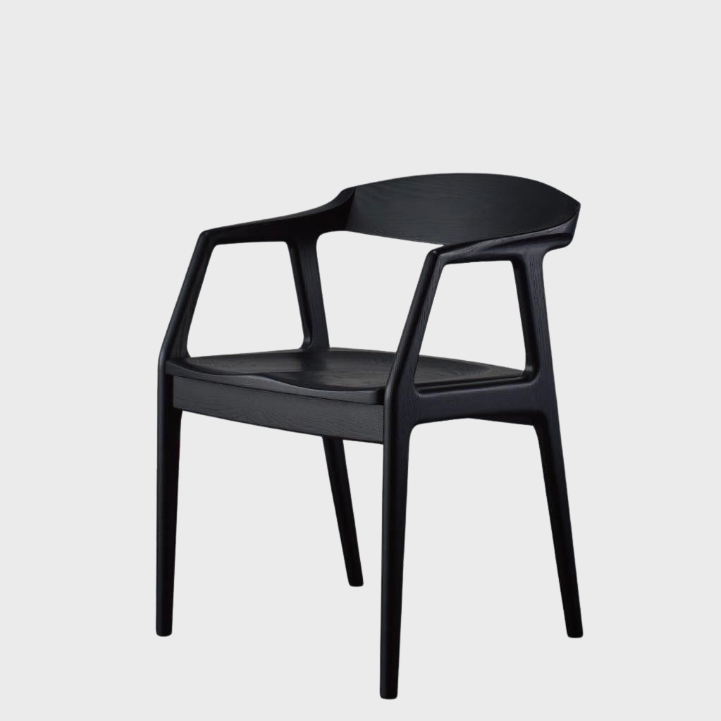 Modern Black Armchair