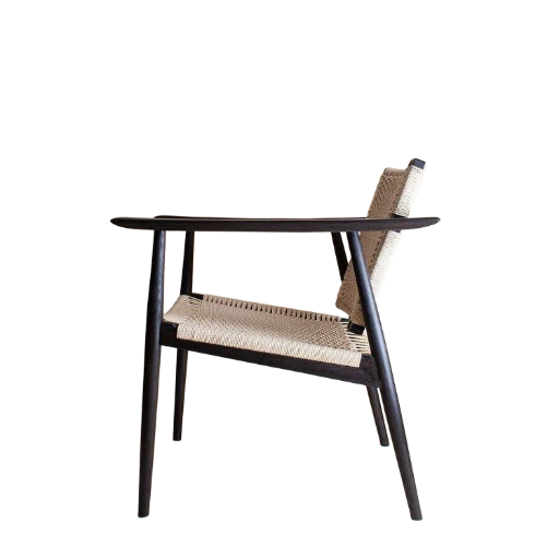 Modern woven lounge chair