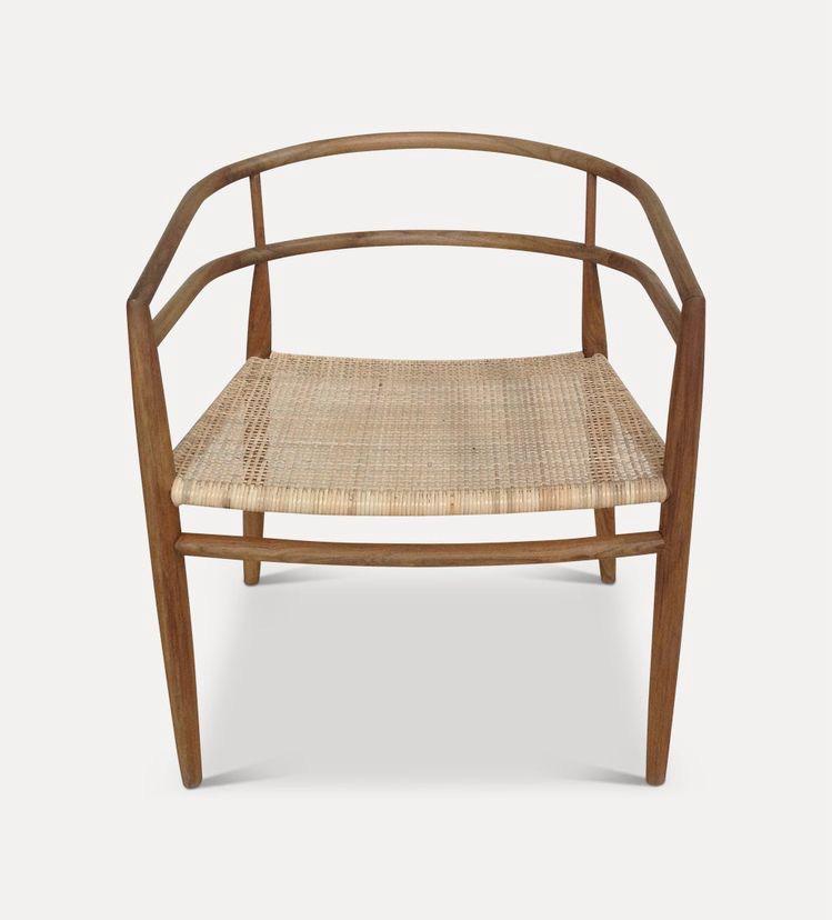 Mid-Century Modern Wooden Armchair