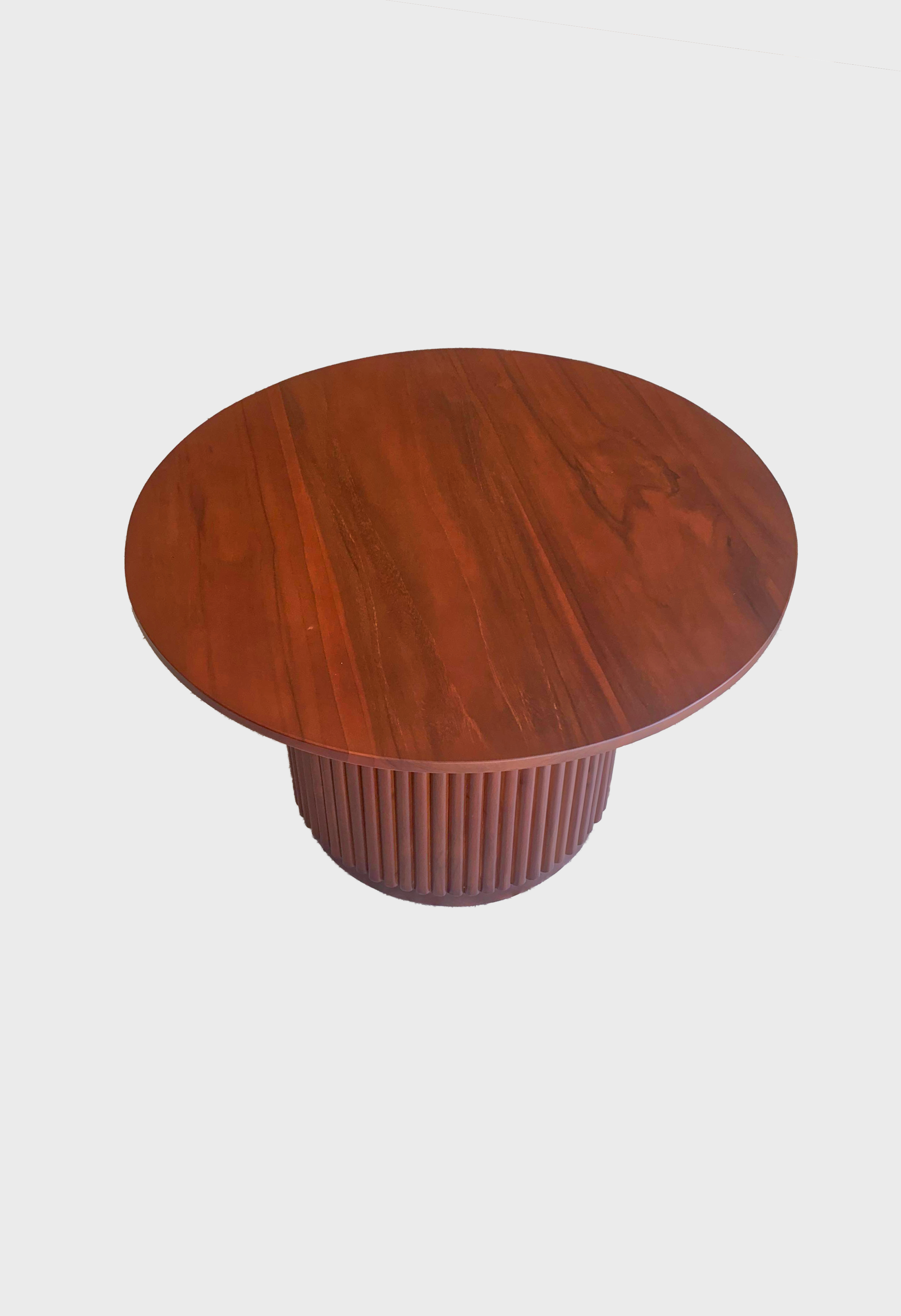 Modern Wooden Round Table